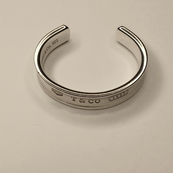 Tiffany & Co. 1837 Trademark Stamp Cuff Bracelet - Picture 2 of 7